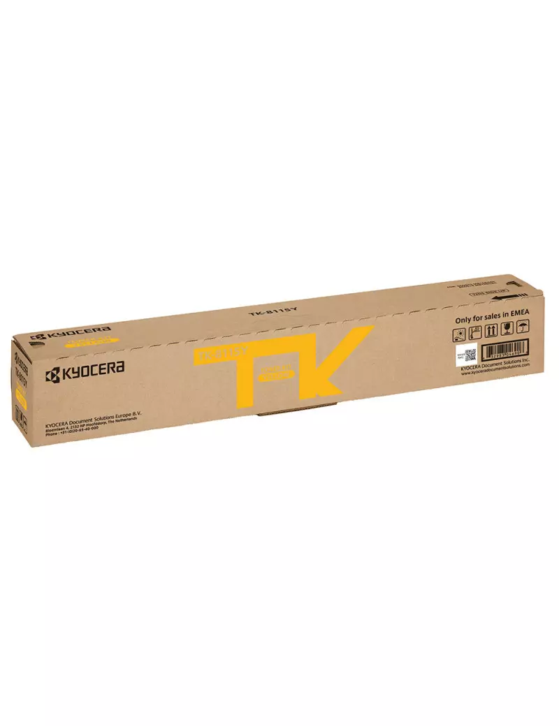 Toner Originale Kyocera TK-8115Y 1T02P3ANL0 (Giallo 6000 pagine)