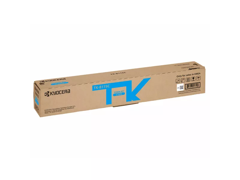 Toner Originale Kyocera TK-8115C 1T02P3CNL0 (Ciano 6000 pagine)