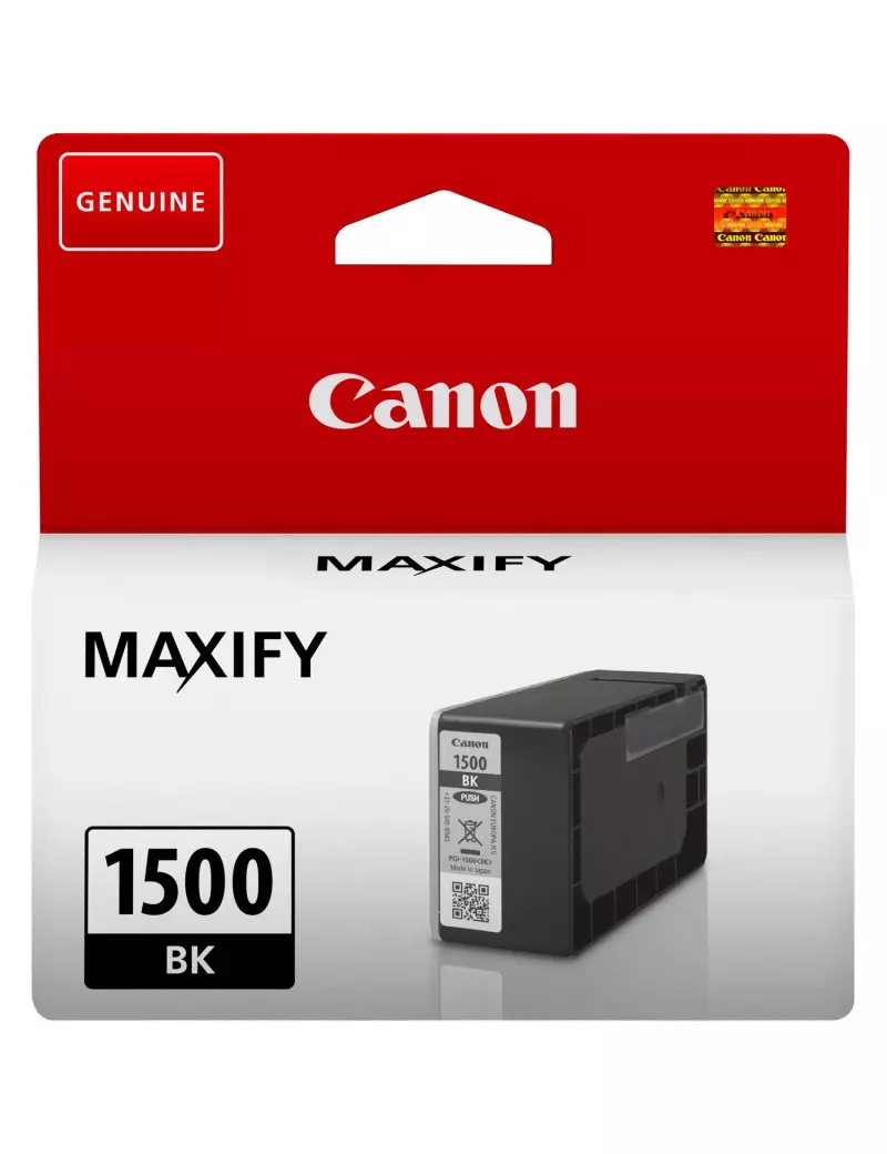Cartuccia Originale Canon PGI-1500bk 9218B001 (Nero 400 pagine) Cartuccia Originale Canon PGI-1500bk 9218B001 (Nero 400 pagine)