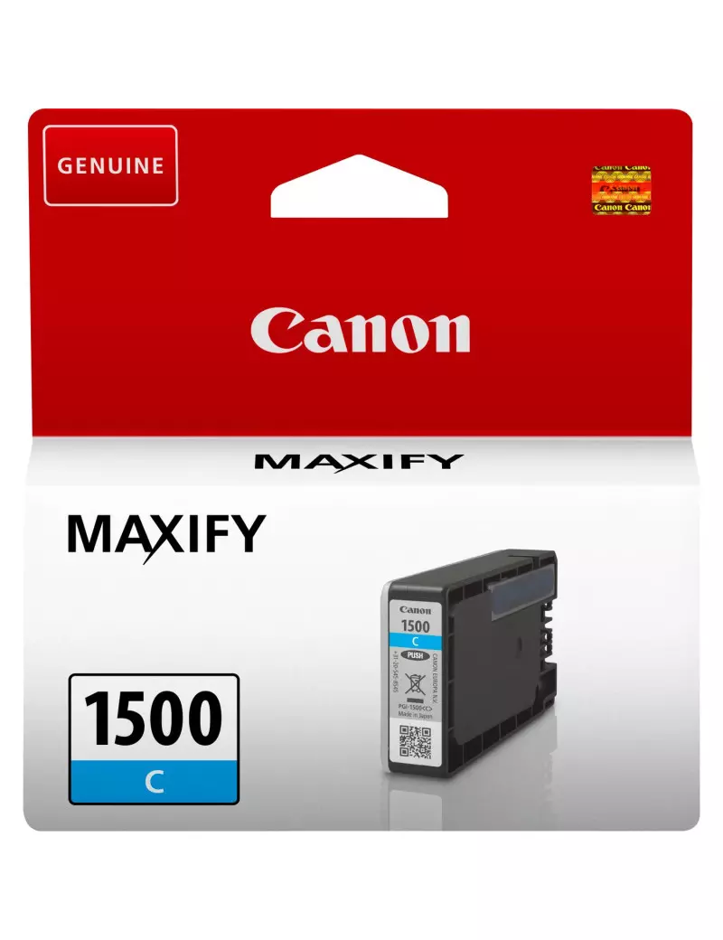 Cartuccia Originale Canon PGI-1500c XL 9229B001 (Ciano 300 pagine) Cartuccia Originale Canon PGI-1500c XL 9229B001 (Ciano 300 pagine)