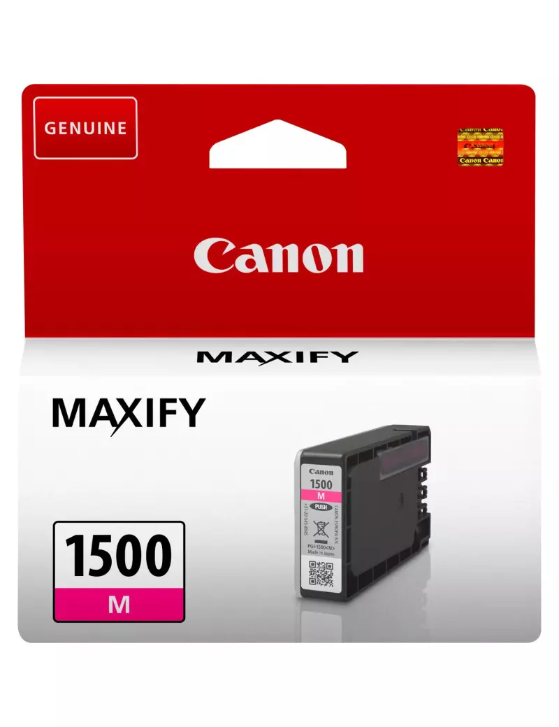 Cartuccia Originale Canon PGI-1500m 9230B001 (Magenta 300 pagine)