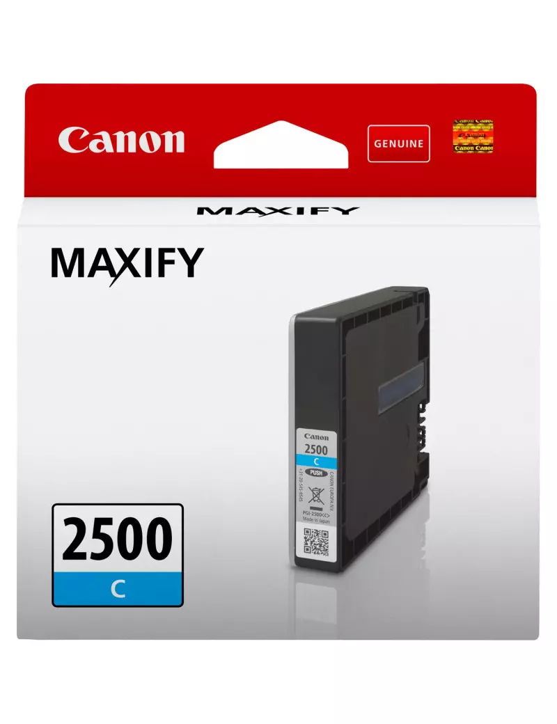 Cartuccia Originale Canon PGI-2500c 9301B001 (Ciano 700 pagine) Cartuccia Originale Canon PGI-2500c 9301B001 (Ciano 700 pagine)