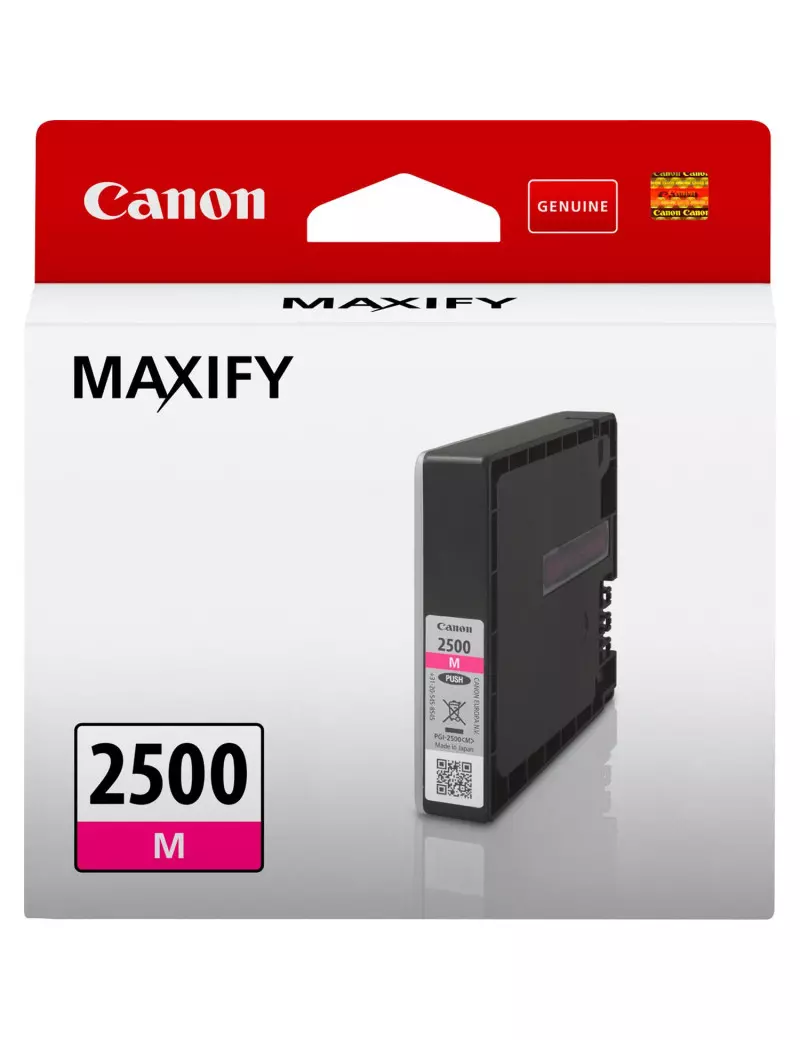 Cartuccia Originale Canon PGI-2500m 9302B001 (Magenta 700 pagine) Cartuccia Originale Canon PGI-2500m 9302B001 (Magenta 700 pagine)