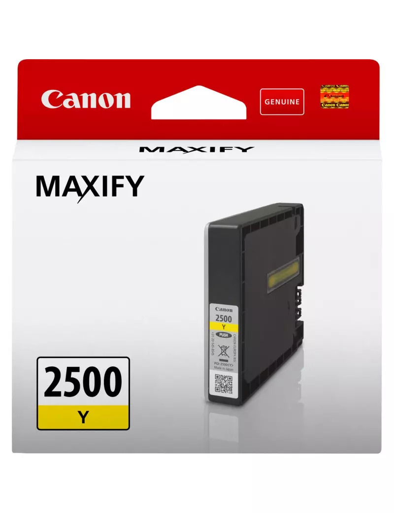 Cartuccia Originale Canon PGI-2500y 9303B001 (Giallo 700 pagine) Cartuccia Originale Canon PGI-2500y 9303B001 (Giallo 700 pagine)
