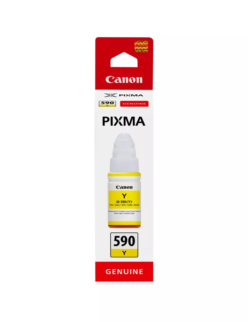 Cartuccia Originale Canon GI590y 1606C001 (Giallo 7000 pagine) Cartuccia Originale Canon GI590y 1606C001 (Giallo 7000 pagine)
