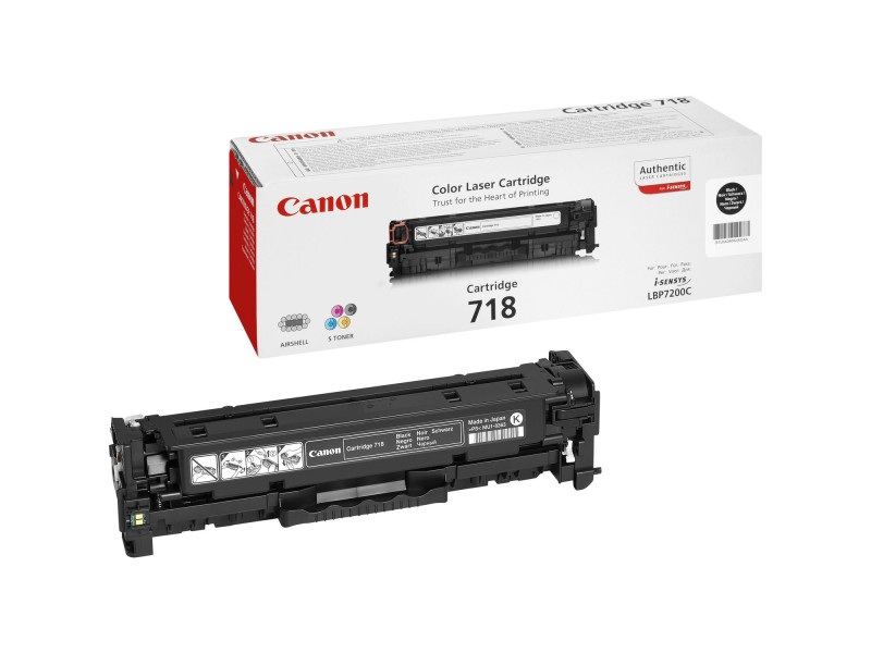 Toner Originale Canon 718bk 2662B002 (Nero 3400 pagine) Toner Originale Canon 718bk 2662B002 (Nero 3400 pagine)