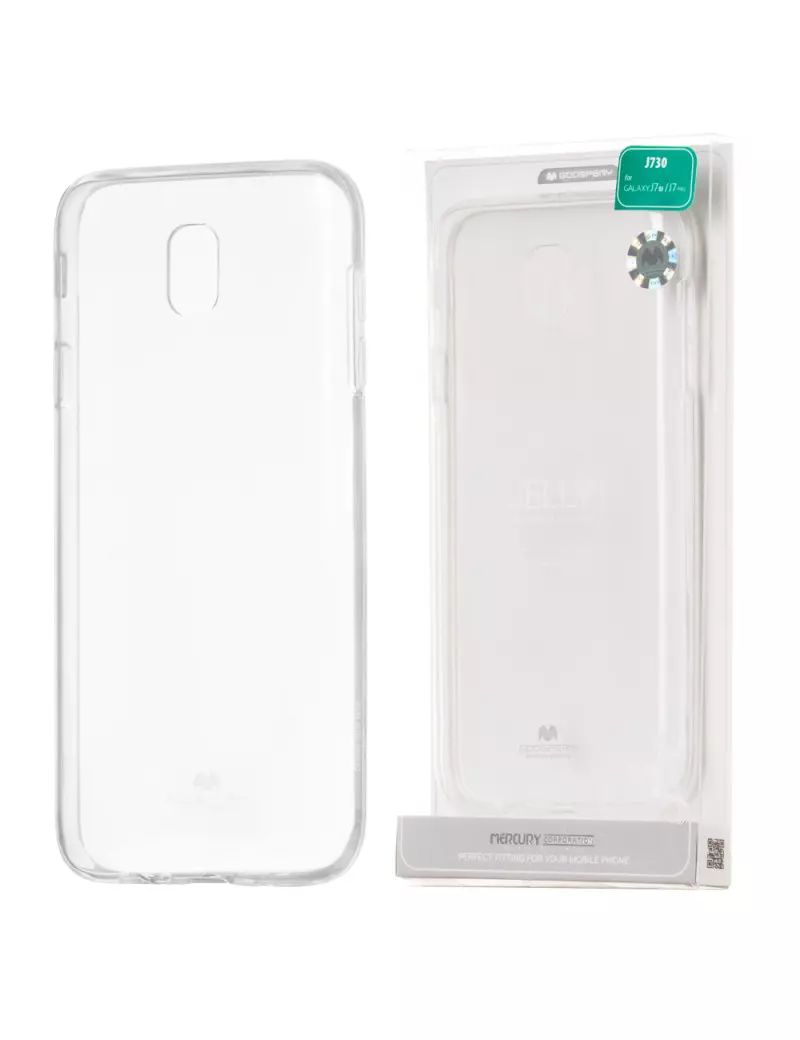 Cover in Silicone Morbido per Samsung Galaxy J7 (Trasparente) Cover in Silicone Morbido per Samsung Galaxy J7 (Trasparente)