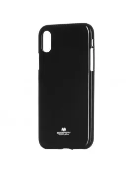 Cover in Silicone Morbido per iPhone X (Nero)