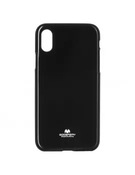 Cover in Silicone Morbido per iPhone X (Nero)