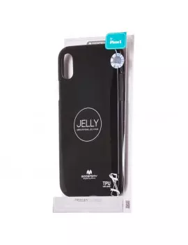 Cover in Silicone Morbido per iPhone X (Nero)