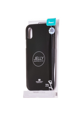Cover in Silicone Morbido per iPhone X (Nero)