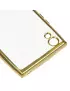 Cover in Silicone Electro Jelly per Sony Xperia XA1 (Trasparente e Oro)