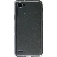 Cover in Silicone Morbido Brio Case per LG Q6 (Trasparente)