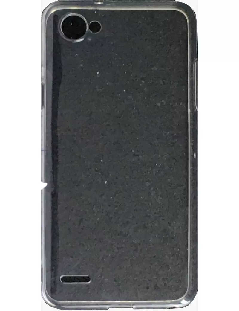 Cover in Silicone Morbido Brio Case per LG Q6 (Trasparente)