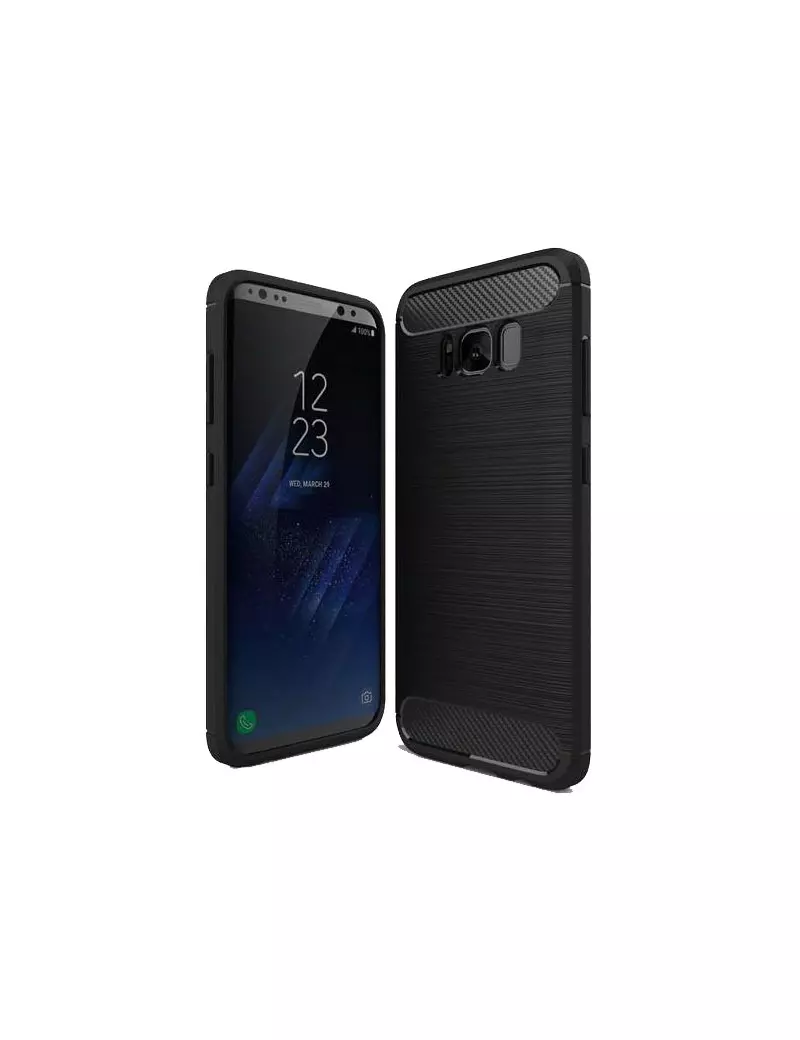 Cover Effetto Carbon Look per Samsung Galaxy S8+ (Blu Scuro) Cover Effetto Carbon Look per Samsung Galaxy S8+ (Blu Scuro)