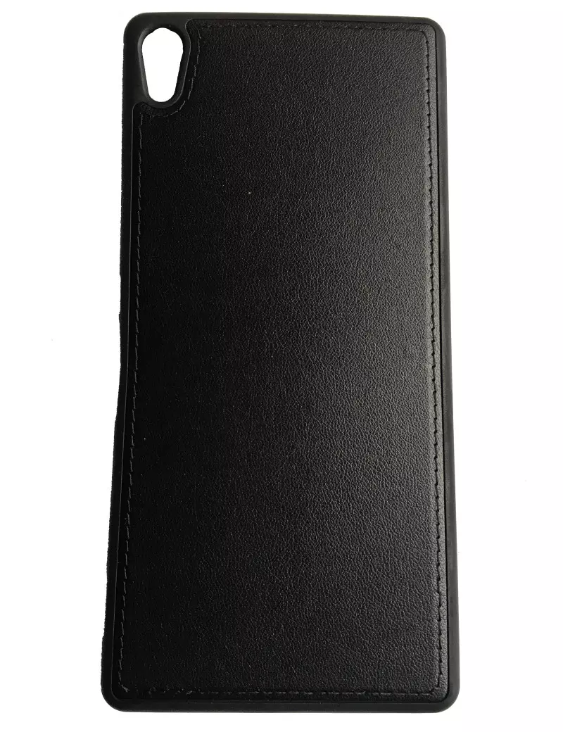 Cover in TPU Effetto Ecopelle Bora Case per Sony Xperia XA Ultra (Nero)
