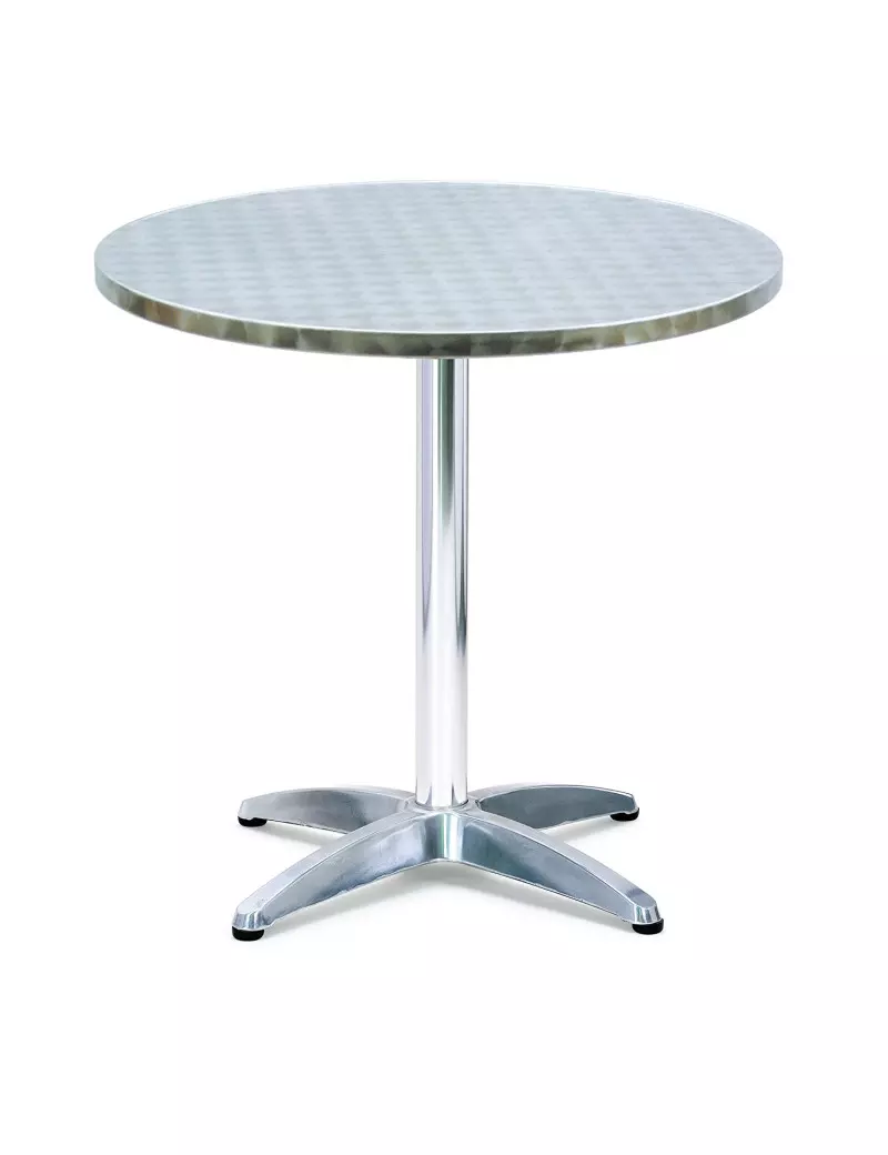 Tavolino Tondo Bar in Alluminio Serena Group - Ø70 cm - 40404D (Argento) Tavolino Tondo Bar in Alluminio Serena Group - Ø70 cm - 40404D (Argento)