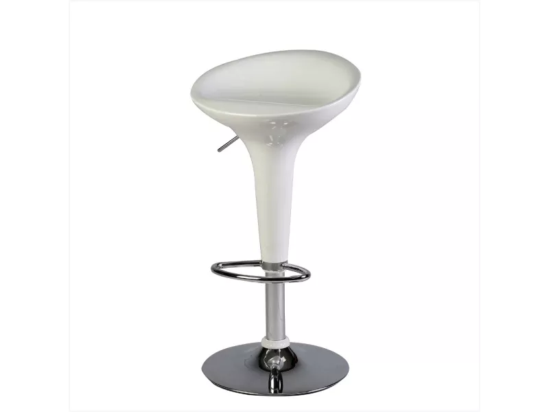 Sgabello Bar Serena Group - 40x38x58 cm - HC148W (Bianco) Sgabello Bar Serena Group - 40x38x58 cm - HC148W (Bianco)