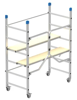 Trabattello in Alluminio Dinamico Marchetti - 168x75 cm - Richiudibile (Alluminio)