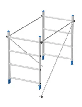 Trabattello in Alluminio Dinamico Marchetti - 168x75 cm - Richiudibile (Alluminio)