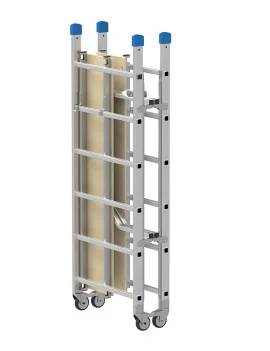 Trabattello in Alluminio Dinamico Marchetti - 168x75 cm - Richiudibile (Alluminio)