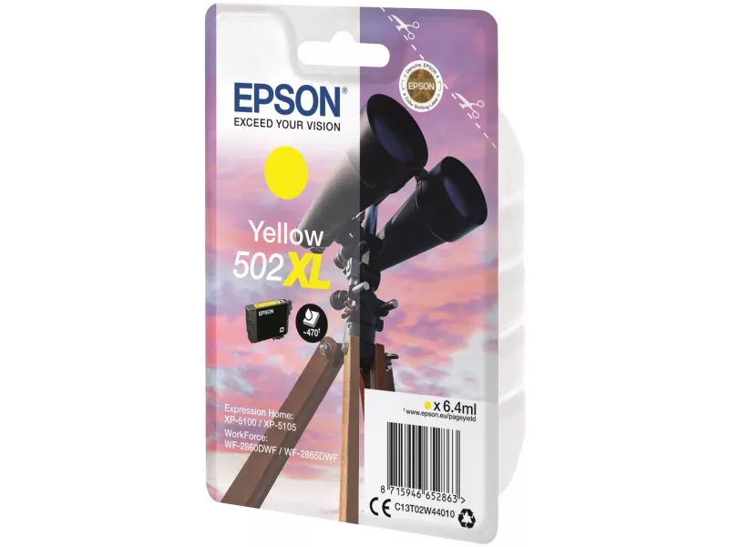 Cartuccia Originale Epson T02W440 502XL (Giallo 470 pagine) Cartuccia Originale Epson T02W440 502XL (Giallo 470 pagine)