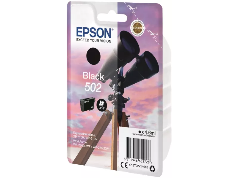 Cartuccia Originale Epson T02V140 502 (Nero 210 pagine) Cartuccia Originale Epson T02V140 502 (Nero 210 pagine)