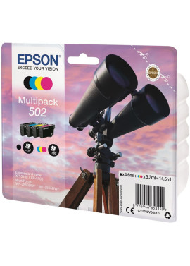 Multipack Cartucce Originali Epson T02V640 502 (Nero, Ciano, Magenta, Giallo Conf. 4)