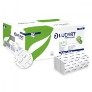 Asciugamani a V Eco Natural Lucart - 2 Veli - 190 Strappi - 863046 (Conf. 20)