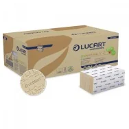 Asciugamani a V Lucart - Riciclato Econatural - 2 Veli - 190 Fogli (Conf. 20)