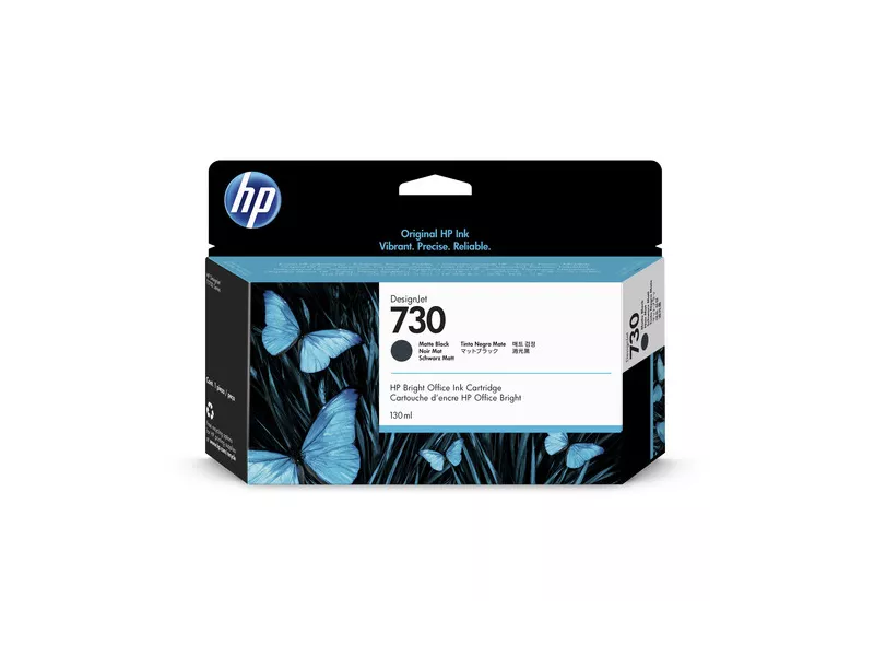 Cartuccia Originale HP P2V65A 730 (Nero Opaco 130 ml) Cartuccia Originale HP P2V65A 730 (Nero Opaco 130 ml)