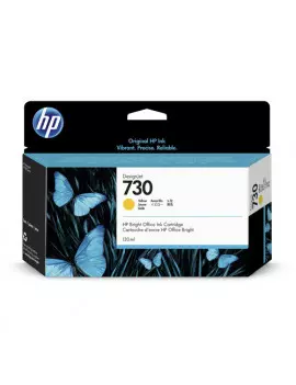 Cartuccia Originale HP P2V64A 730 (Giallo 130 ml)