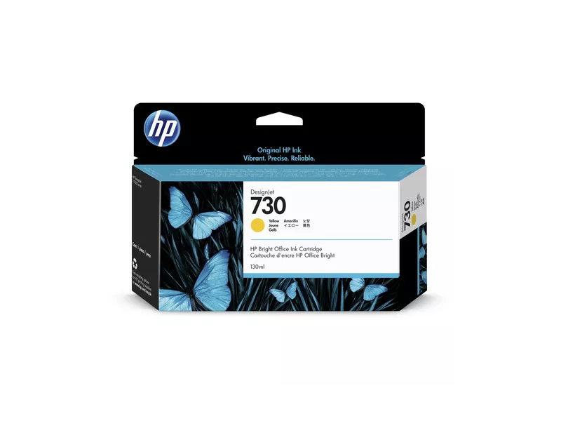 Cartuccia Originale HP P2V64A 730 (Giallo 130 ml)