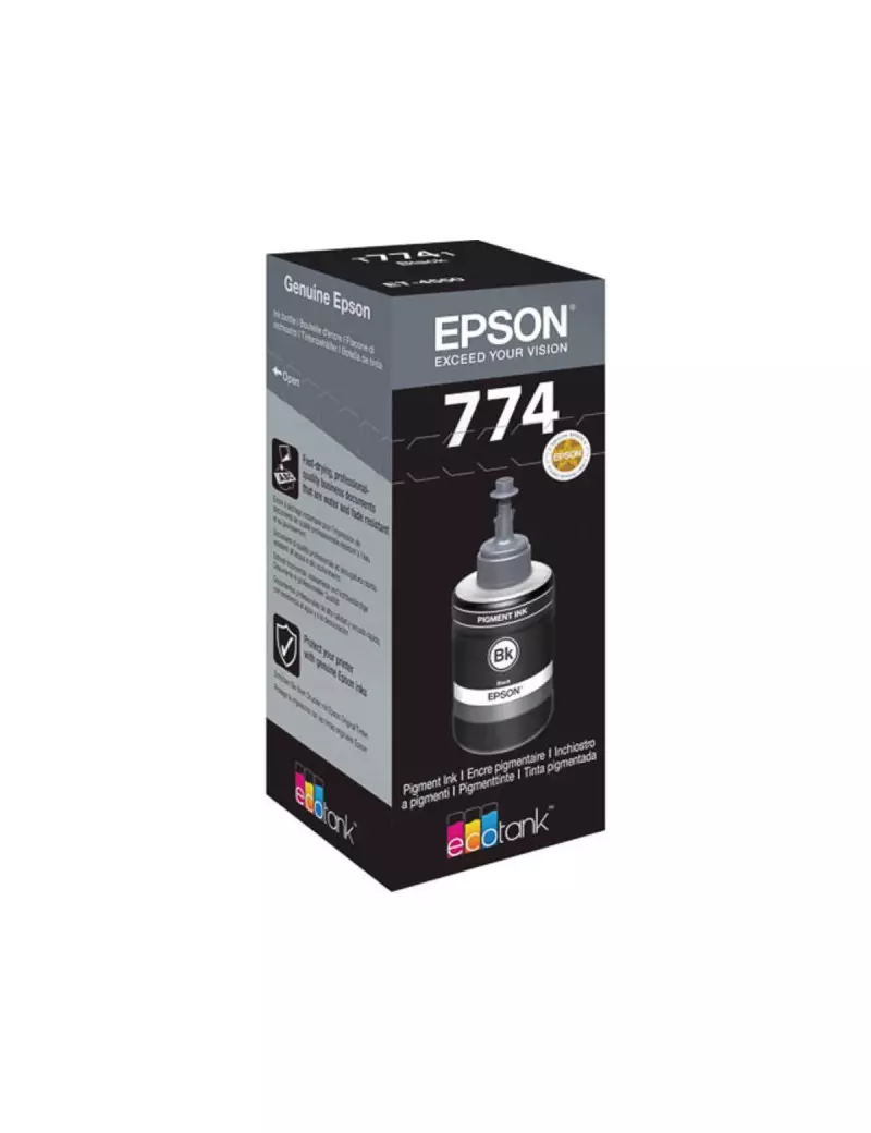 Inchiostro Originale Epson T774140 774 (Nero 140 ml) Inchiostro Originale Epson T774140 774 (Nero 140 ml)