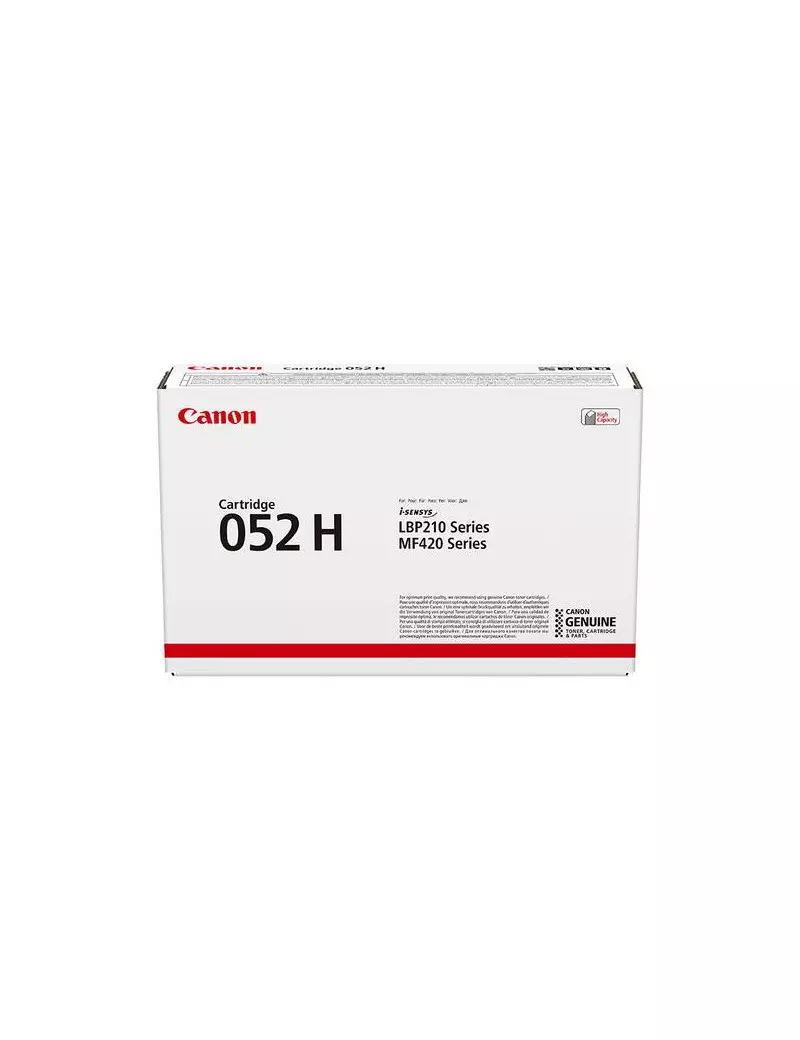Toner Originale Canon 052h 2200C002 (Nero 9200 pagine) Toner Originale Canon 052h 2200C002 (Nero 9200 pagine)