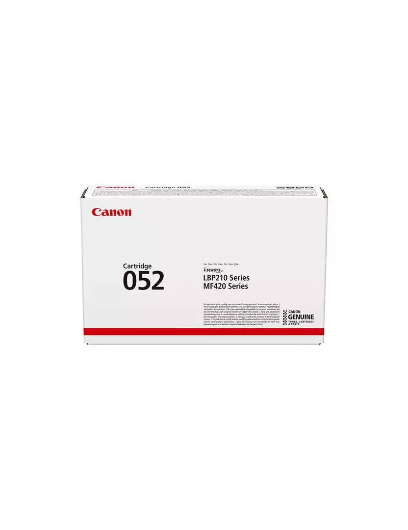Toner Originale Canon 052 2199C002 (Nero 3100 pagine) Toner Originale Canon 052 2199C002 (Nero 3100 pagine)