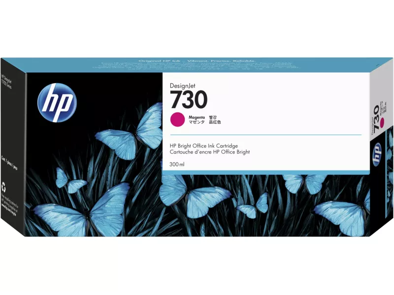Cartuccia Originale HP P2V69A 730 (Magenta 300 ml) Cartuccia Originale HP P2V69A 730 (Magenta 300 ml)