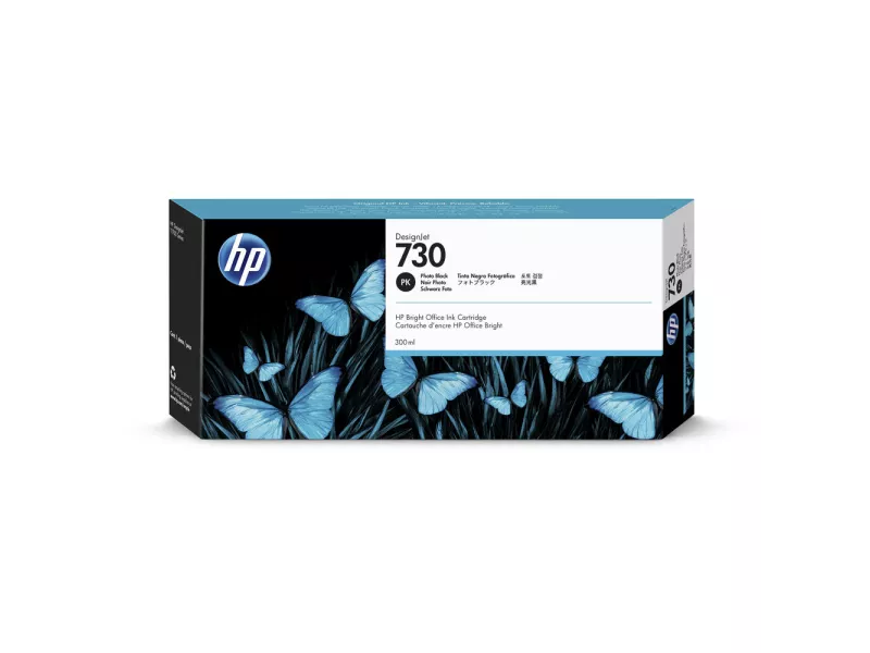 Cartuccia Originale HP P2V73A 730 (Nero Foto 300 ml)