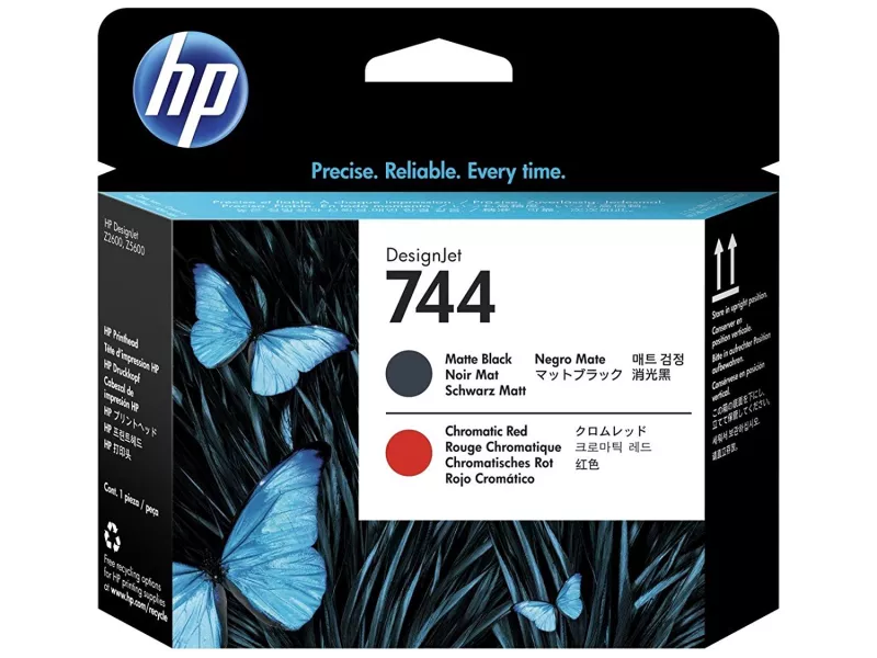 Testina di Stampa Originale HP F9J88A 744 (Nero Opaco e Rosso) Testina di Stampa Originale HP F9J88A 744 (Nero Opaco e Rosso)
