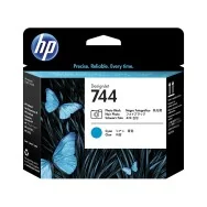Testina di Stampa Originale HP F9J86A 744 (Nero Foto e Ciano)