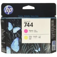 Testina di Stampa Originale HP F9J87A 744 (Magenta e Giallo)