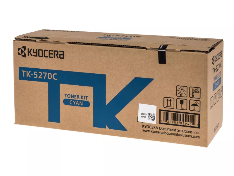 Toner Originale Kyocera TK-5270C 1T02TVCNL0 (Ciano 6000 pagine) Toner Originale Kyocera TK-5270C 1T02TVCNL0 (Ciano 6000 pagine)