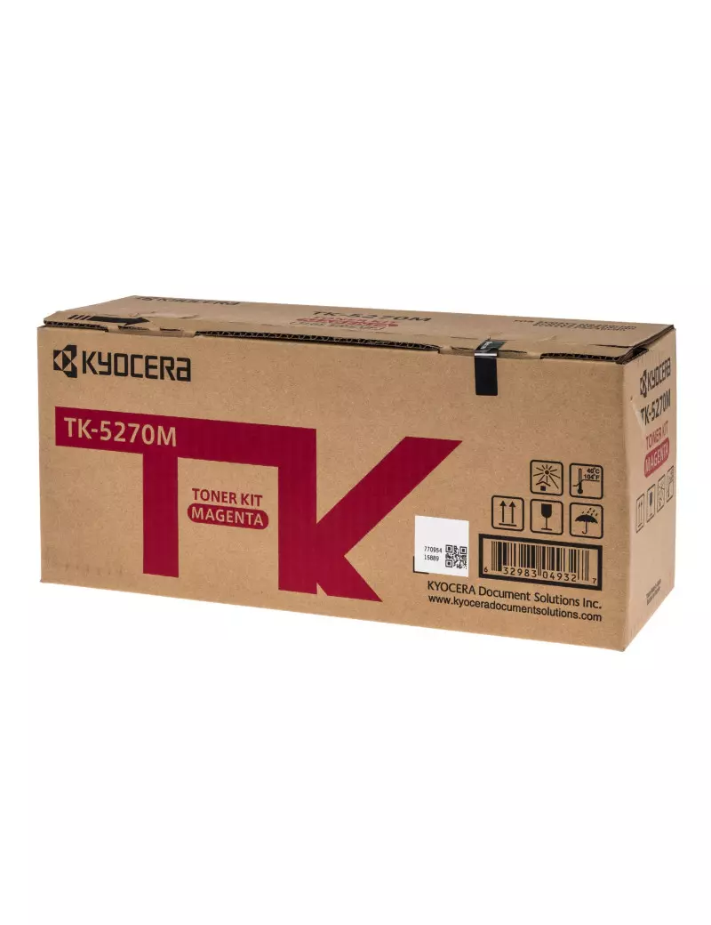 Toner Originale Kyocera TK-5270M 1T02TVBNL0 (Magenta 6000 pagine) Toner Originale Kyocera TK-5270M 1T02TVBNL0 (Magenta 6000 pagine)