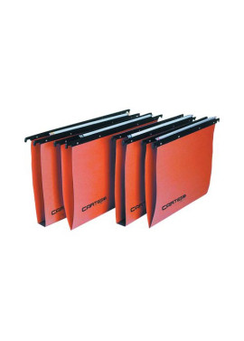 Cartelle Sospese Linea Cartesio Bertesi - Cassetto - 33÷33,8 cm - U3 - 100/330 3 (Arancio Conf. 50)