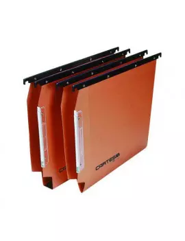 Cartelle Sospese Linea Cartesio Bertesi - Armadio - 33 cm - U3 - 114 F Beta 3 (Arancio Conf. 50)