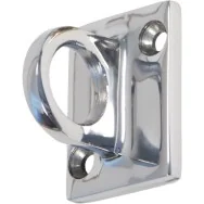 Attacco a Muro per Colonnina Separacoda Securit - 3,5x3,5 cm (Acciaio)