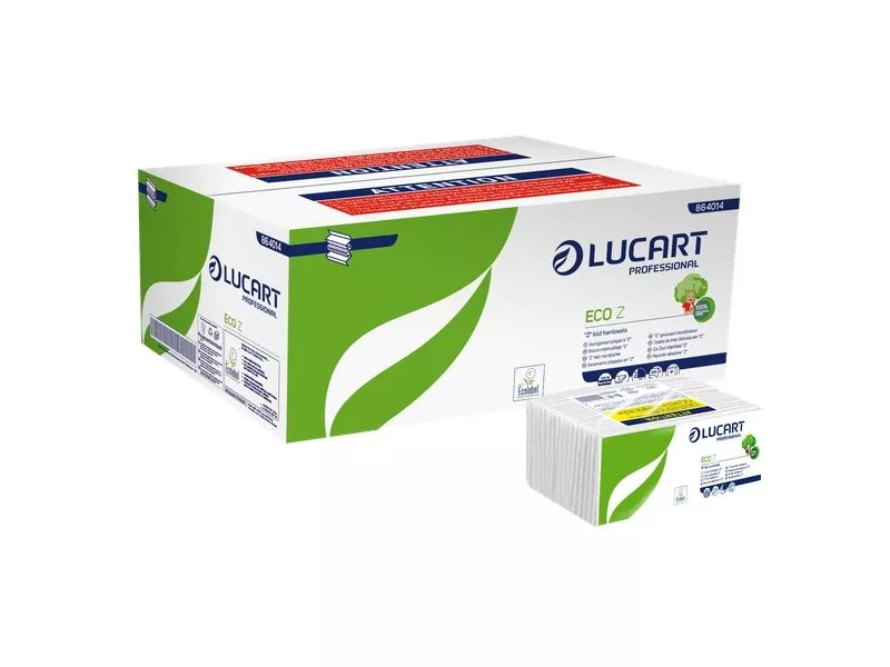 Asciugamani a Z Intercalati Lucart - Carta Ecologica - 2 Veli - 220 Fogli - 864014 (Conf. 18) Asciugamani a Z Intercalati Lucart - Carta Ecologica - 2 Veli - 220 Fogli - 864014 (Conf. 18)