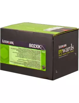 Toner Originale Lexmark 80C2XK0 802XK (Nero 8000 pagine)