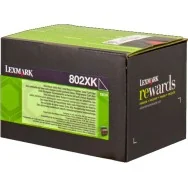 Toner Originale Lexmark 80C2XK0 802XK (Nero 8000 pagine)
