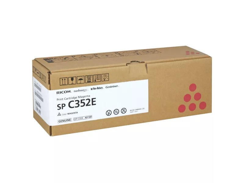 Toner Originale Ricoh 407385 SP C352E (Magenta 9000 pagine) Toner Originale Ricoh 407385 SP C352E (Magenta 9000 pagine)